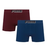 Kit 2 Cuecas Boxer Puma Sem Costura Masculina