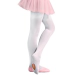 Kit 2 Meias-Calças Selene Ballet Fio 40 Infantil - Branco e Rosa