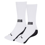 Kit 2 Pares de Meias Puma Esportiva Cano Longo Masculina