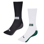 Kit 2 Pares de Meias Puma Esportiva Cano Longo Masculina