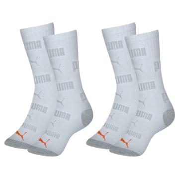 Kit 2 Pares De Meias Puma Esportiva Cano Longo Masculina