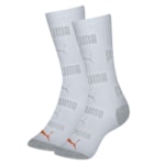 Kit 2 Pares De Meias Puma Esportiva Cano Longo Masculina