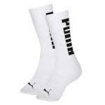 Kit 2 Pares De Meias Puma Esportiva Cano Longo Masculina