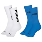 Kit 2 Pares De Meias Puma Esportiva Cano Longo Masculina