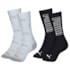 Kit 2 Pares De Meias Puma Esportiva Cano Longo Masculina