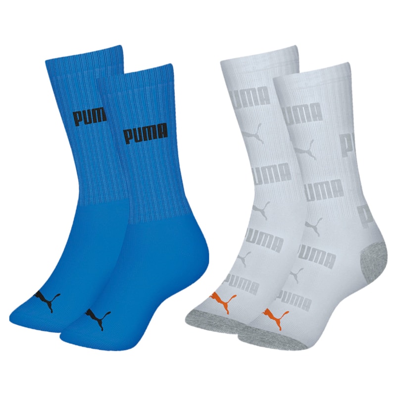 Kit 2 Pares De Meias Puma Esportiva Cano Longo Masculina