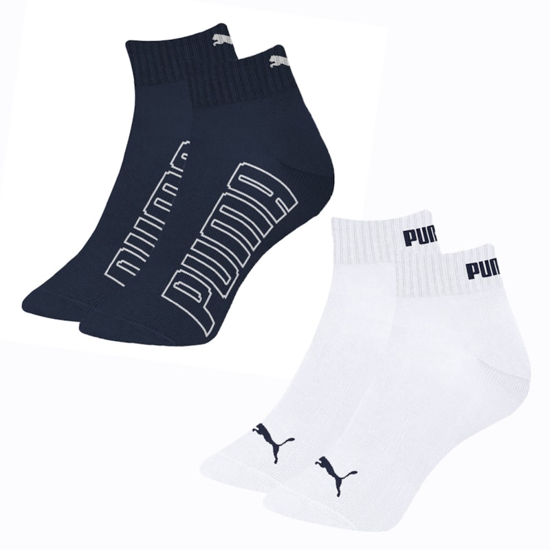 Kit 2 Pares De Meias Puma Esportiva Masculina