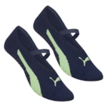 Kit 2 Pares de Meias Puma Sapatilha Pilates Feminina