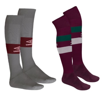 Kit 2 Pares De Meiões Umbro Fluminense