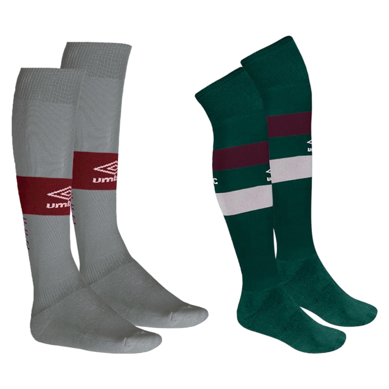 Kit 2 Pares De Meiões Umbro Fluminense