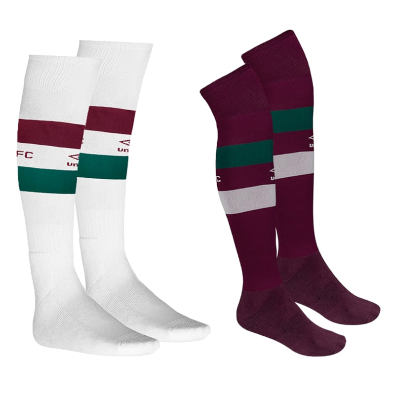 Kit 2 Pares De Meiões Umbro Fluminense