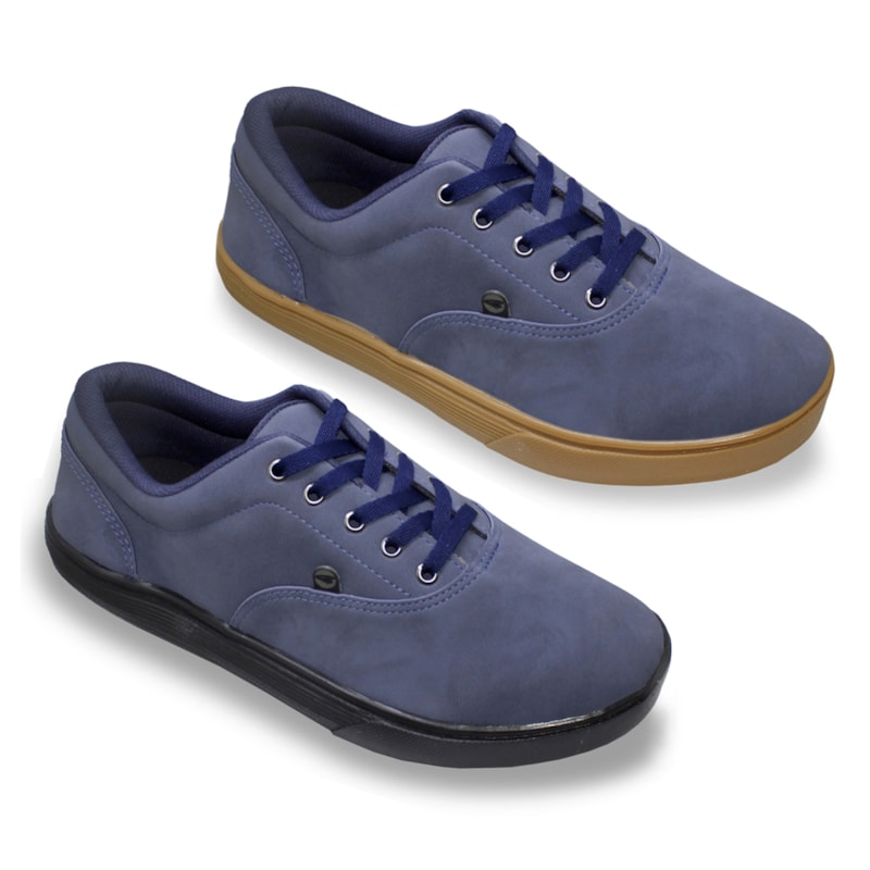 Kit 2 Pares de Tênis Dray Casual Masculino Kit 2 Pares de Tênis Dray Casual Masculino