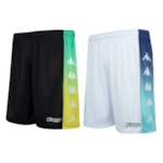 Kit 2 Shorts Kappa Sport Helms Masculino