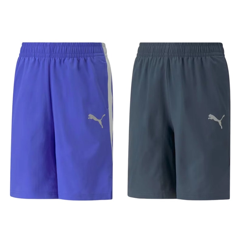 Kit 2 Shorts Puma Active Sports Woven Infantil