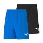 Kit 2 Shorts Puma Teamrise Infantil