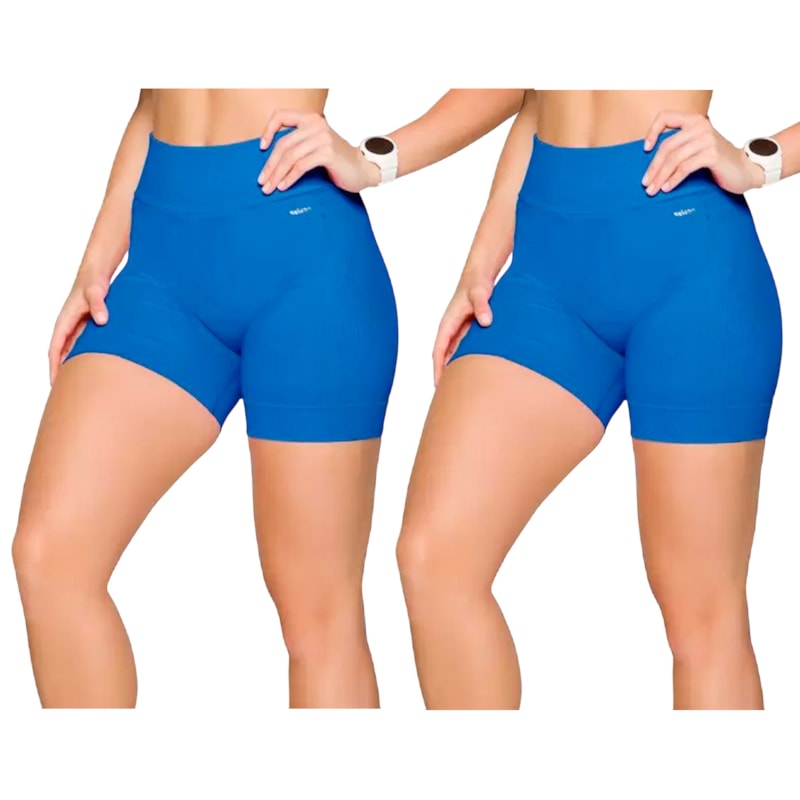 Kit 2 Shorts Selene Sem Costura Feminino