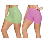 Kit 2 Shorts Selene Sem Costura Feminino