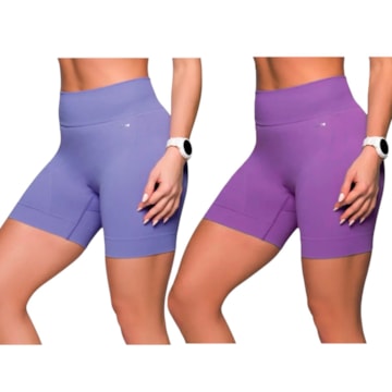 Kit 2 Shorts Selene Sem Costura Feminino