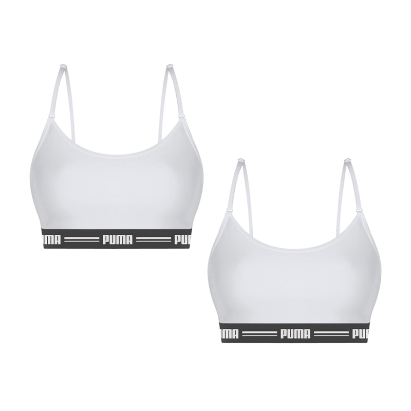 Kit 2 Tops Puma Modal Stretch Feminino Kit 2 Tops Puma Modal Stretch Feminino