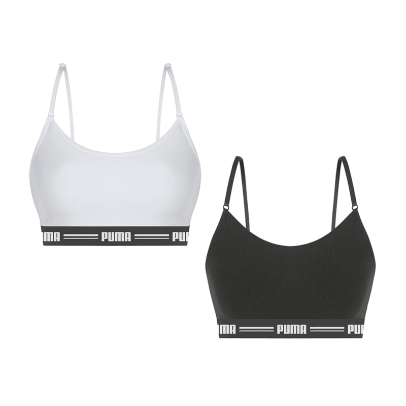 Kit 2 Tops Puma Modal Stretch Feminino Kit 2 Tops Puma Modal Stretch Feminino