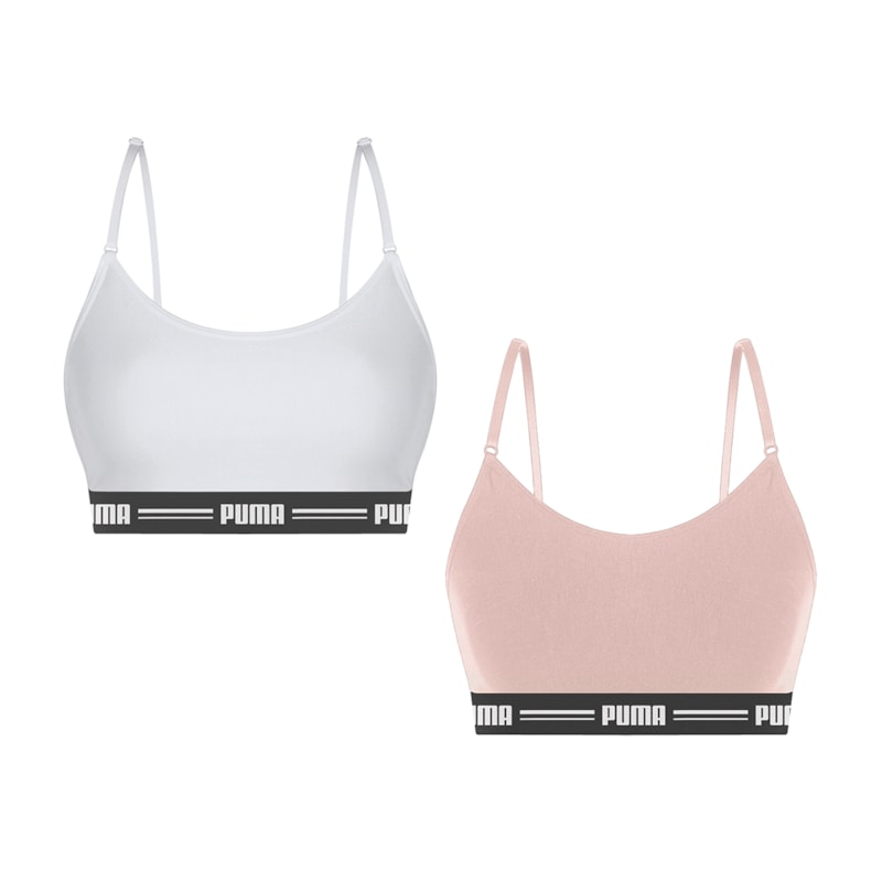 Kit 2 Tops Puma Modal Stretch Feminino Kit 2 Tops Puma Modal Stretch Feminino
