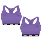 Kit 2 Tops Puma Nadador Com Bojo Feminino