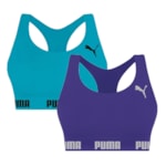 Kit 2 Tops Puma Nadador Sem Costura Feminino