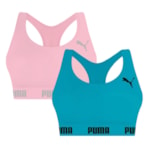 Kit 2 Tops Puma Nadador Sem Costura Feminino