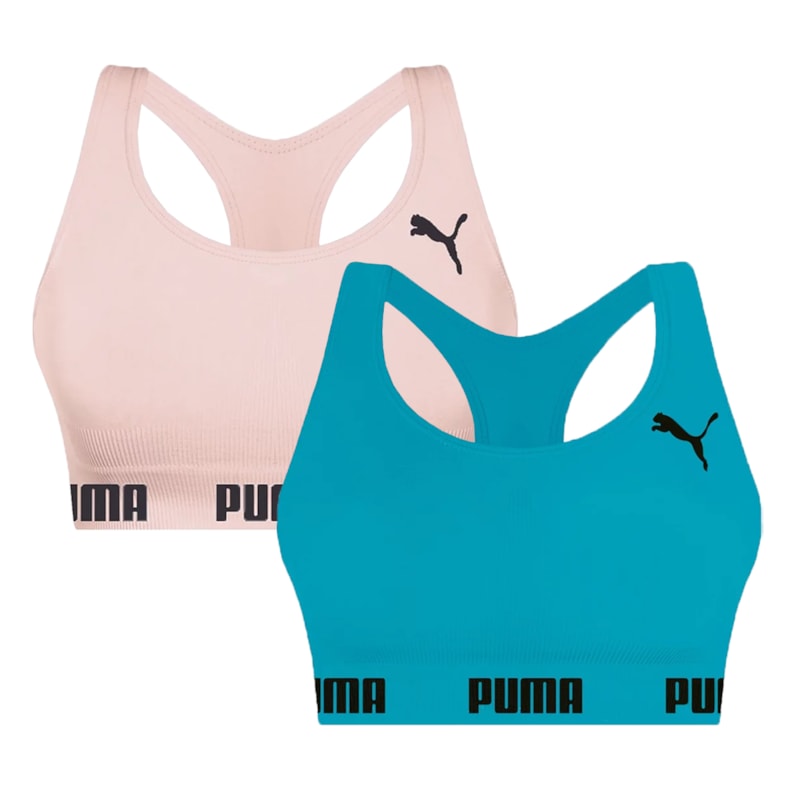 Kit 2 Tops Puma Nadador Sem Costura Feminino