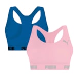 Kit 2 Tops Puma Nadador Sem Costura Feminino