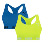 Kit 2 Tops Puma Nadador Sem Costura Feminino