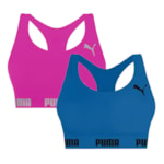 Kit 2 Tops Puma Nadador Sem Costura Feminino