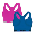 Kit 2 Tops Puma Nadador Sem Costura Feminino