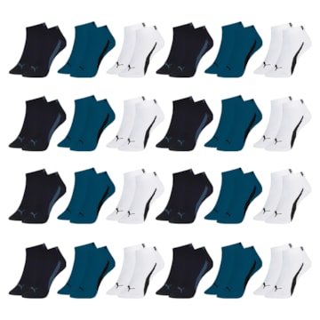 Kit 24 Pares De Meias Puma Sapatilha Esportiva Masculina