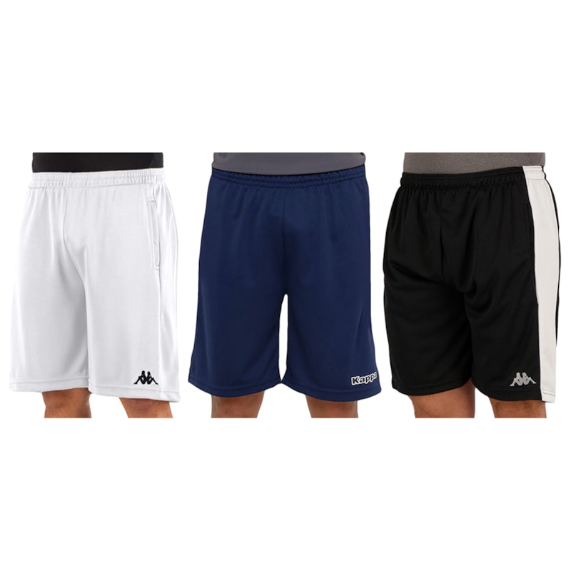 Kit 3 Bermudas Kappa Masculina