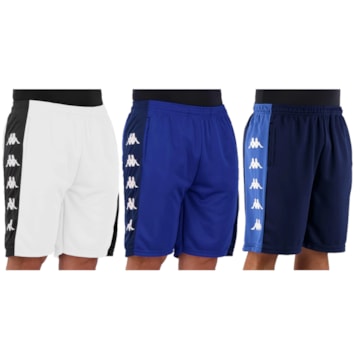 Kit 3 Bermudas Kappa Ximenes Masculina