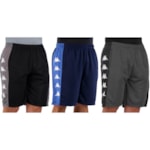 Kit 3 Bermudas Kappa Ximenes Masculina