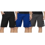 Kit 3 Bermudas Selene Dry Sport Masculina