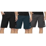 Kit 3 Bermudas Selene Dry Sport Masculina