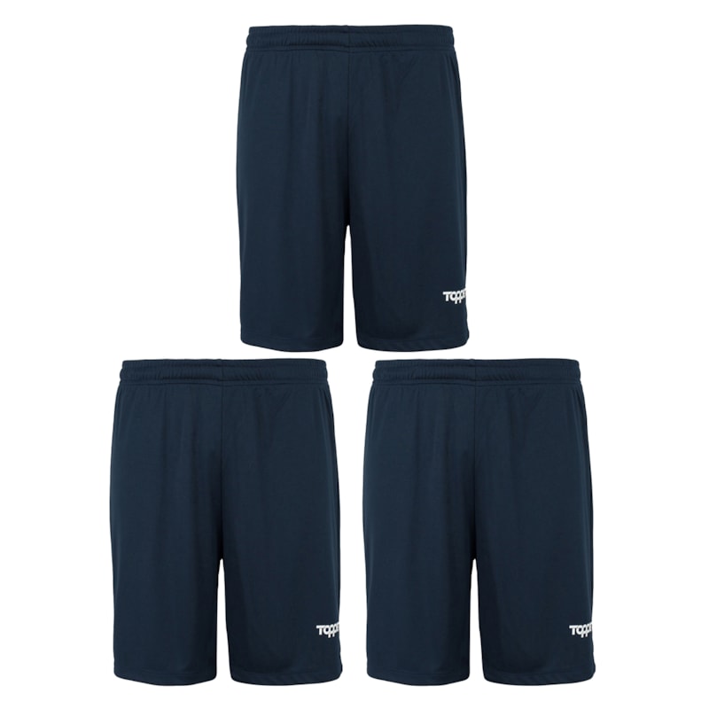 Kit 3 Calções Topper Fut Classic Masculino