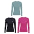 Kit 3 Camisas Térmicas Puma UV50+Manga Longa Feminina