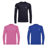 Kit 3 Camisas Térmicas Puma UV50+ Manga Longa Infantil