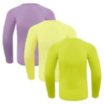 Kit 3 Camisas Térmicas Selene Proteção UV50+ Infantil