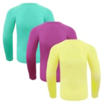 Kit 3 Camisas Térmicas Selene Proteção UV50+ Infantil