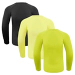 Kit 3 Camisas Térmicas Selene Proteção UV50+ Juvenil