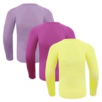 Kit 3 Camisas Térmicas Selene Proteção UV50+ Juvenil