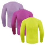 Kit 3 Camisas Térmicas Selene Proteção UV50+ Juvenil