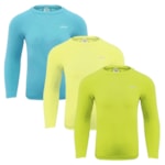 Kit 3 Camisas Térmicas Selene Proteção UV50+ Juvenil