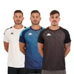 Kit 3 Camisetas Kappa Sport Fischel Masculina