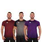 Kit 3 Camisetas Kappa Sport Match Masculina